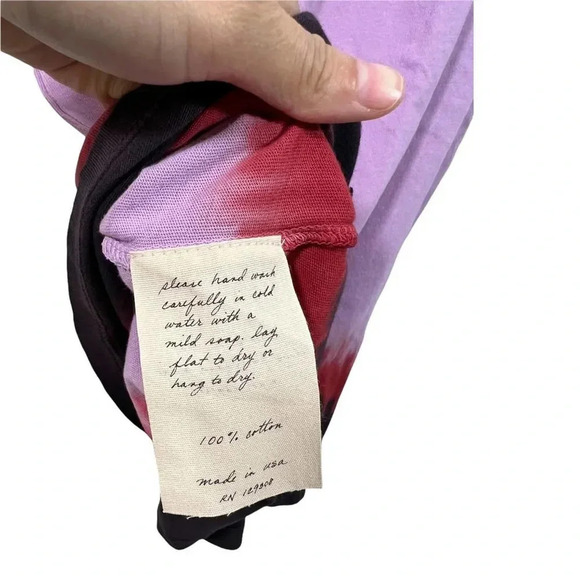 RAQUEL ALLEGRA Graphic Fitted Muscle Tank Size Large - Picture 8 of 9